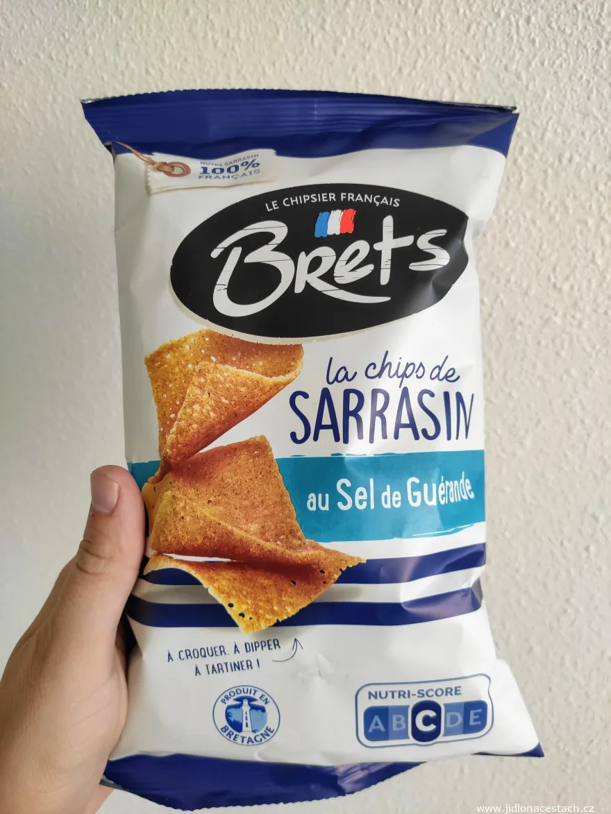 Buckwheat chips with Guérande salt