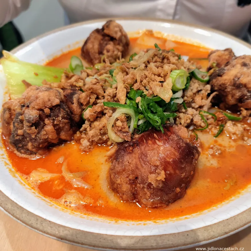 Karaage tan tan ramen
