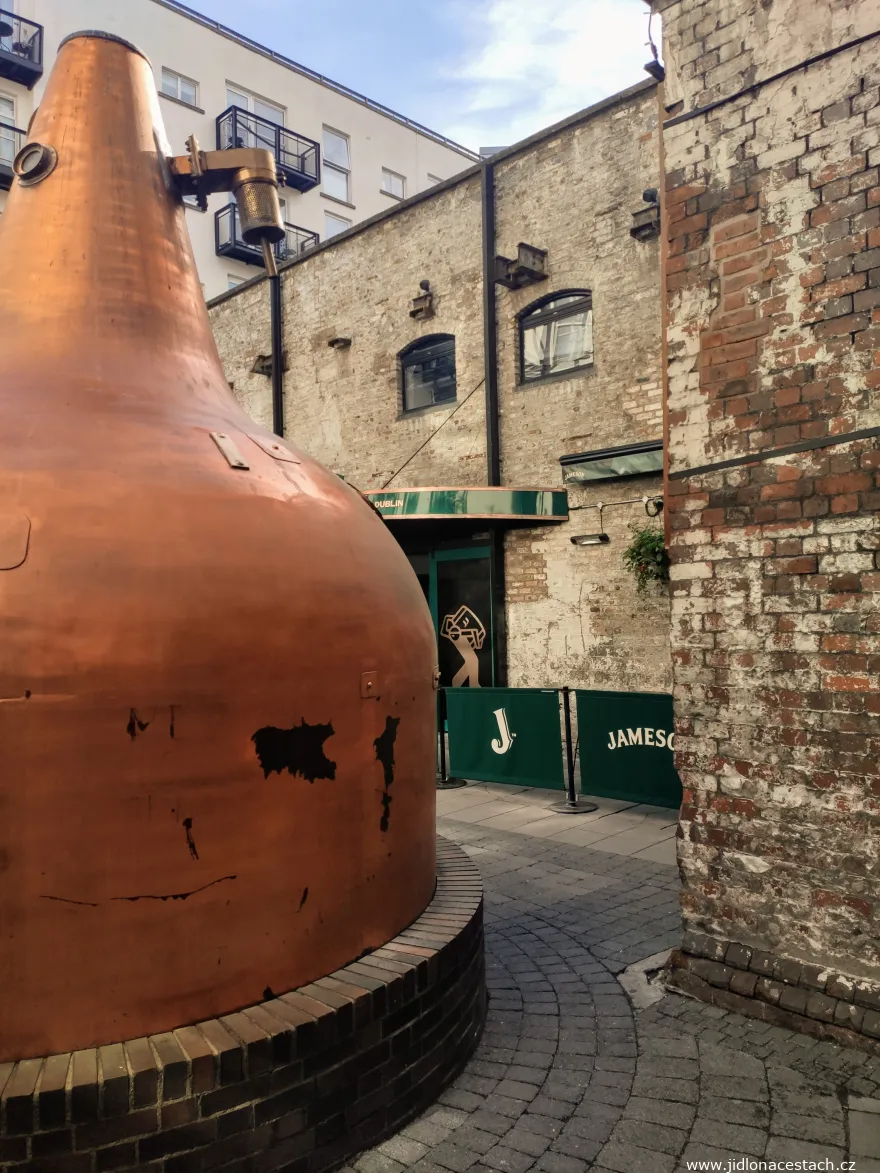 Outdoor area of Jameson Distillery