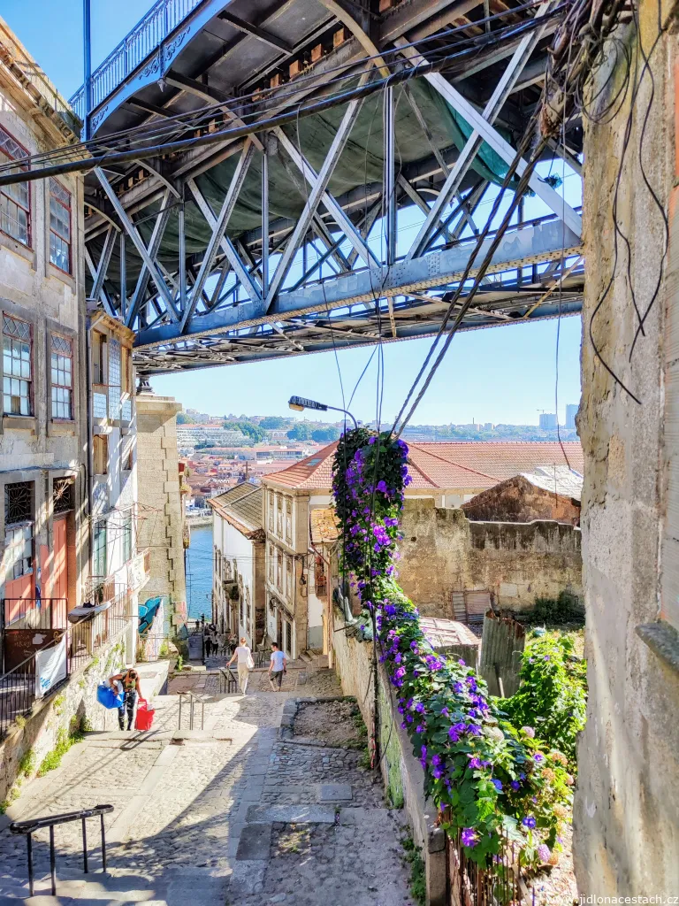 Cesta od bistra Gazela dolů k řece Douro Cesta od bistra Gazela dolů k řece Douro