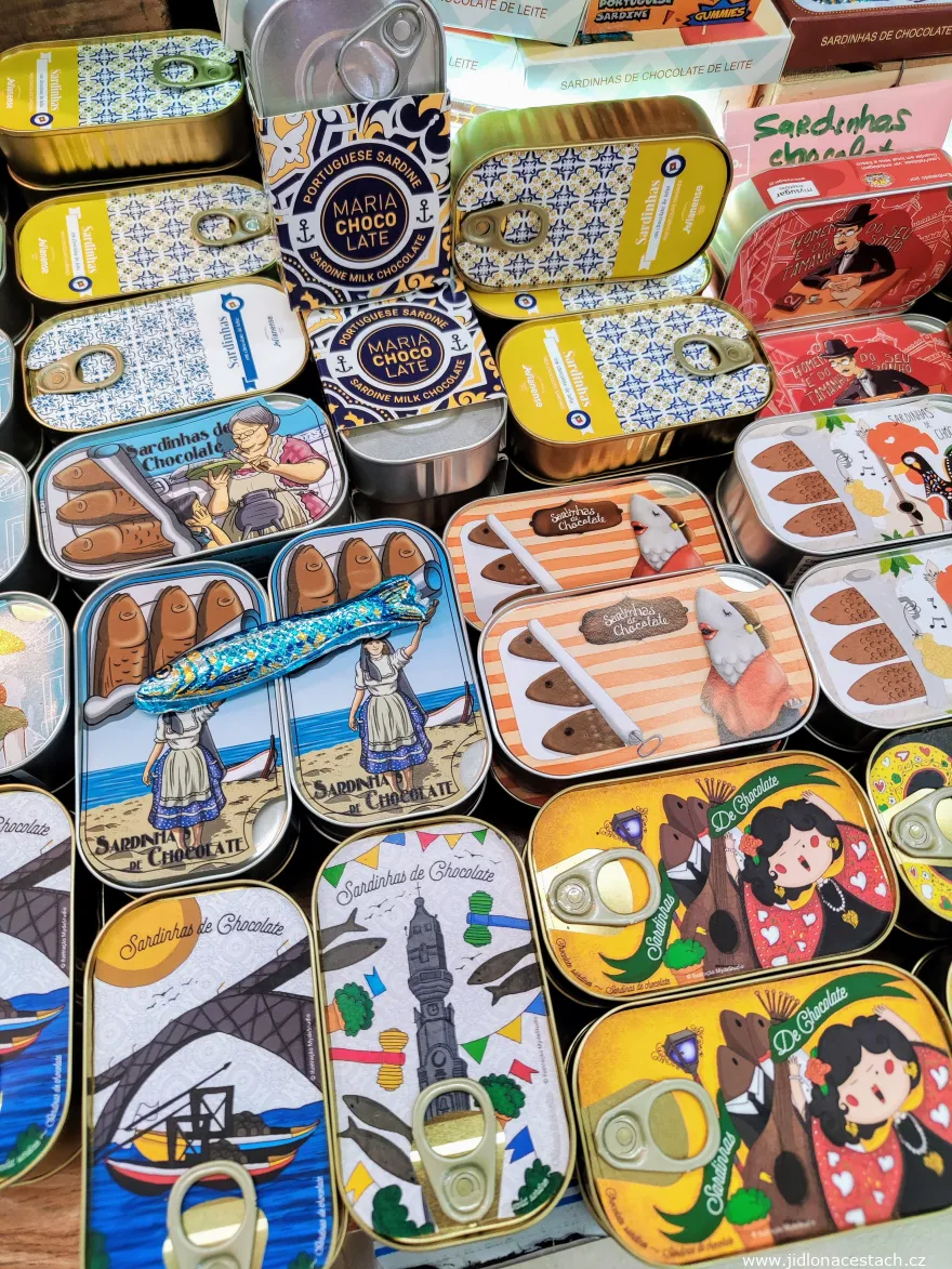 Chocolate sardines