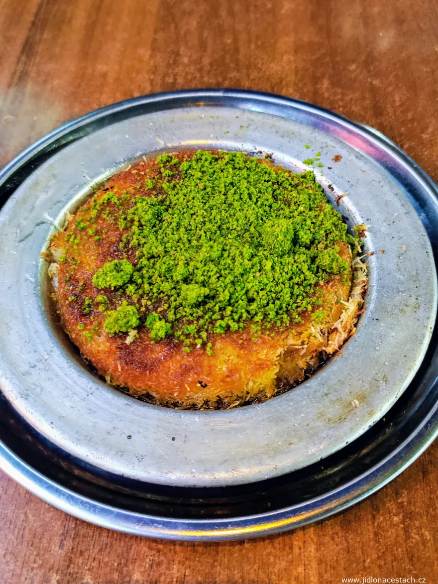 Künefe: sweet cheese dessert. Künefe: sweet cheese dessert.