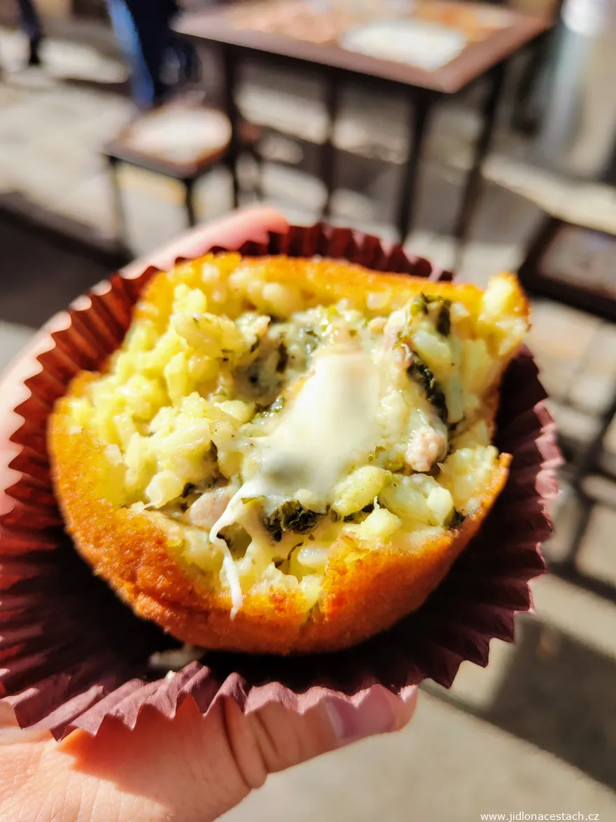 Arancini inside