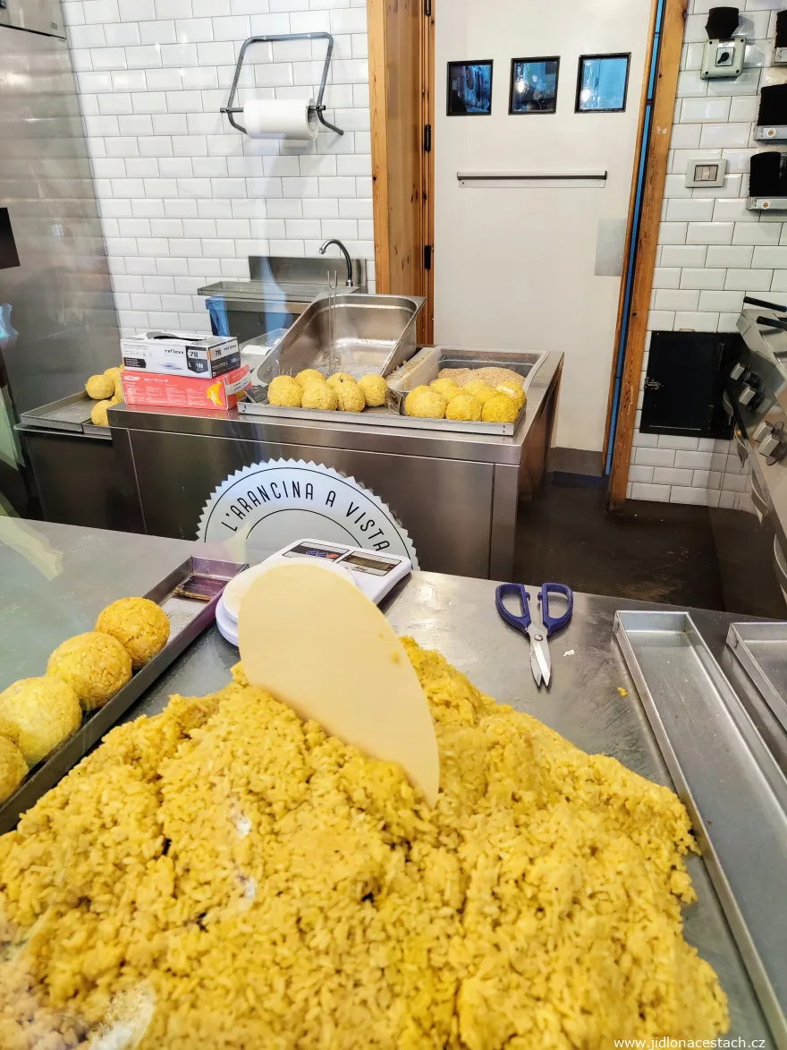 Arancini production