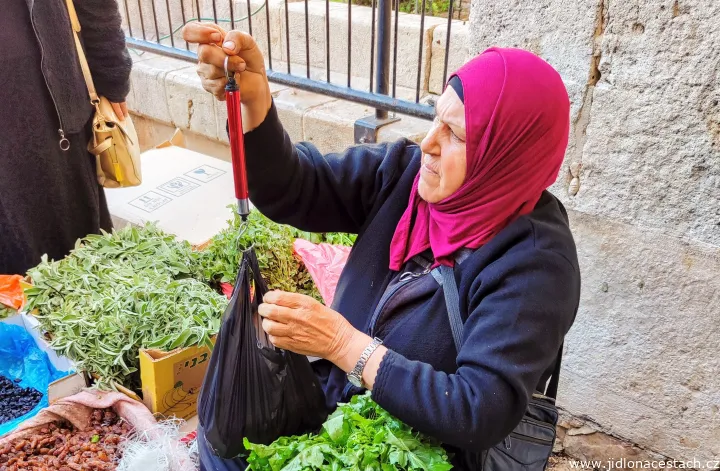 Arabské trhy u Damašské brány, Jeruzalém