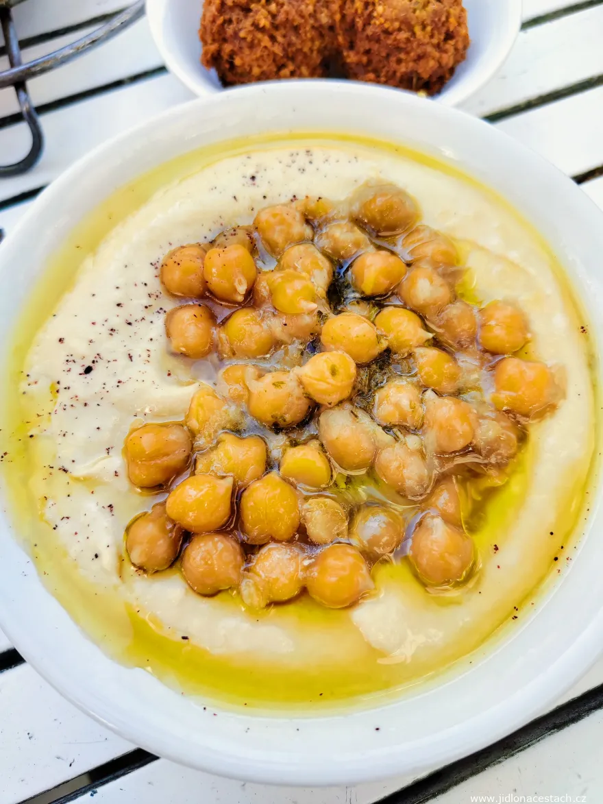 Hummus from Ben-Sira Hummus bistro Hummus from Ben-Sira Hummus bistro