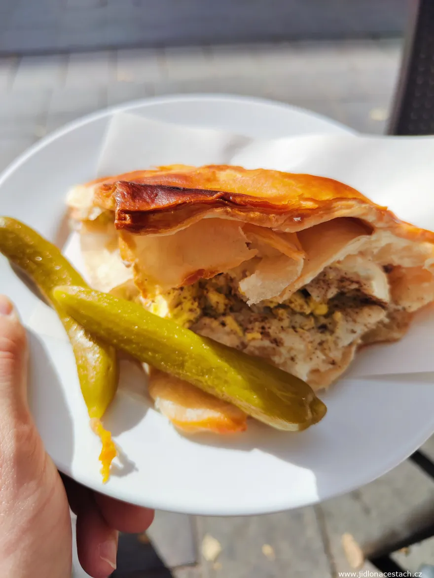 Bourekas with cheese and egg Bourekas with cheese and egg