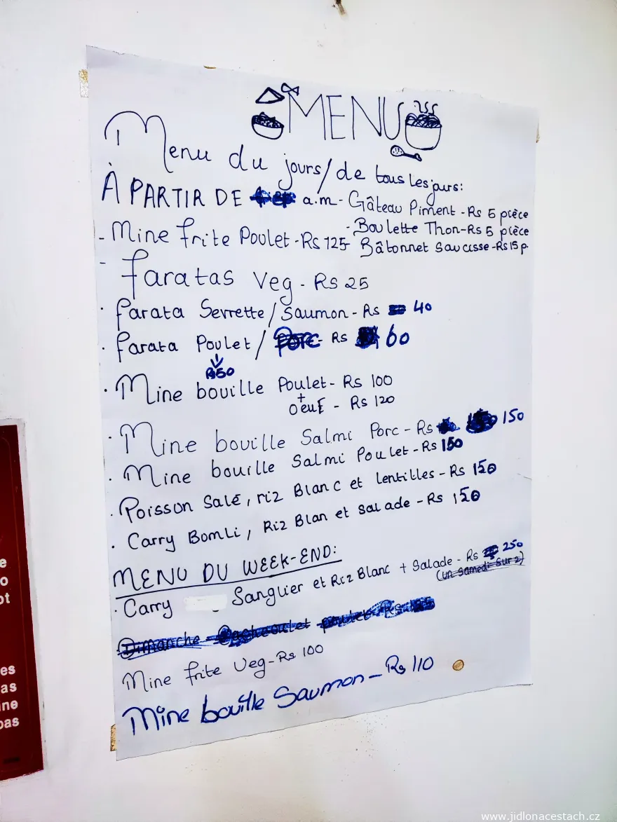 Bistro Kot Ti Baz menu