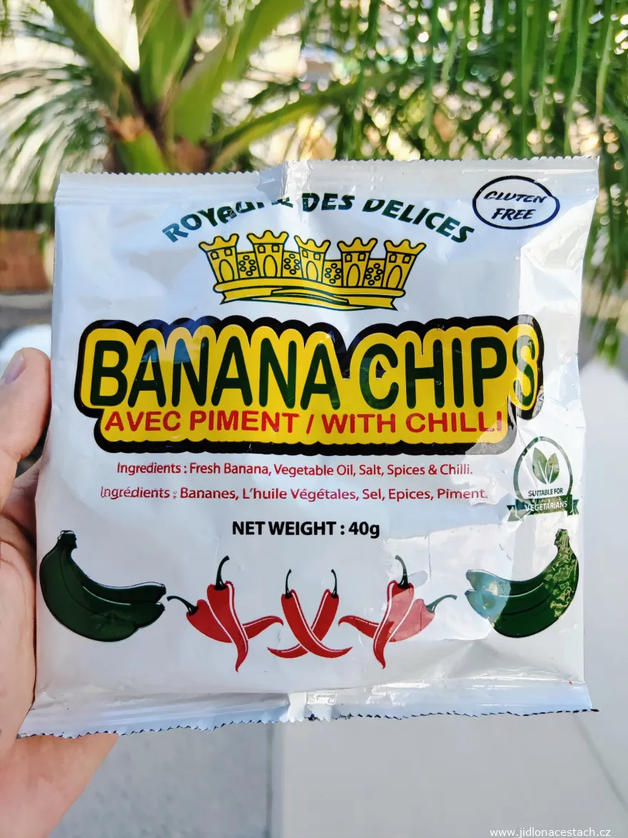 Banánové čipsy s chilli Banánové čipsy s chilli