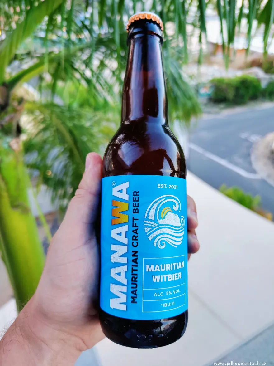 Manawa: a wheat beer from a Mauritian craft brewery. Manawa: a wheat beer from a Mauritian craft brewery.