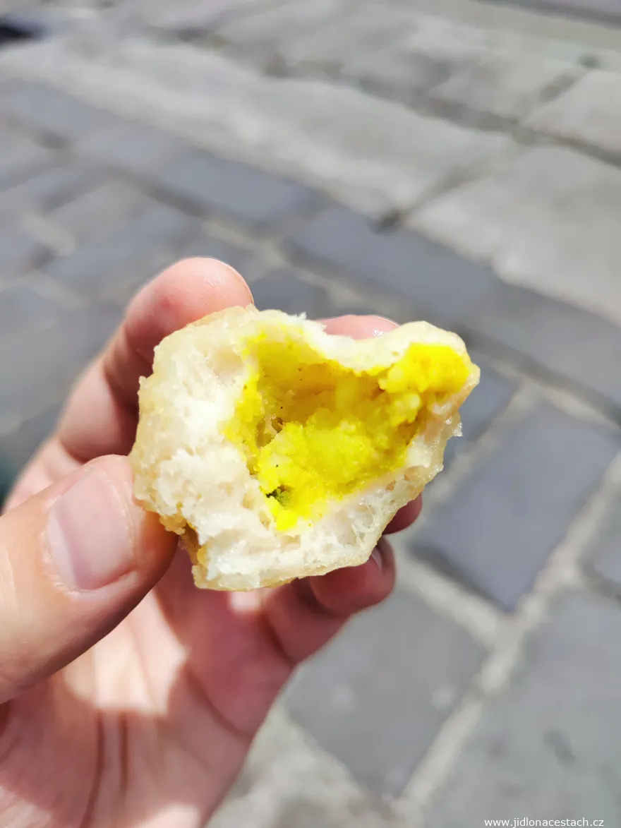 Chana puri inside