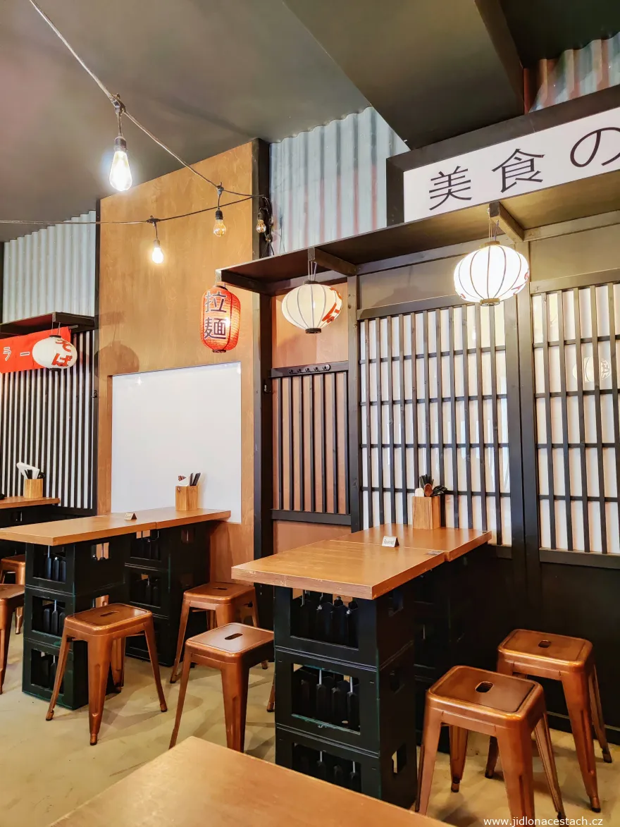 Interior of BON Fresh Ramen & Soba bistro