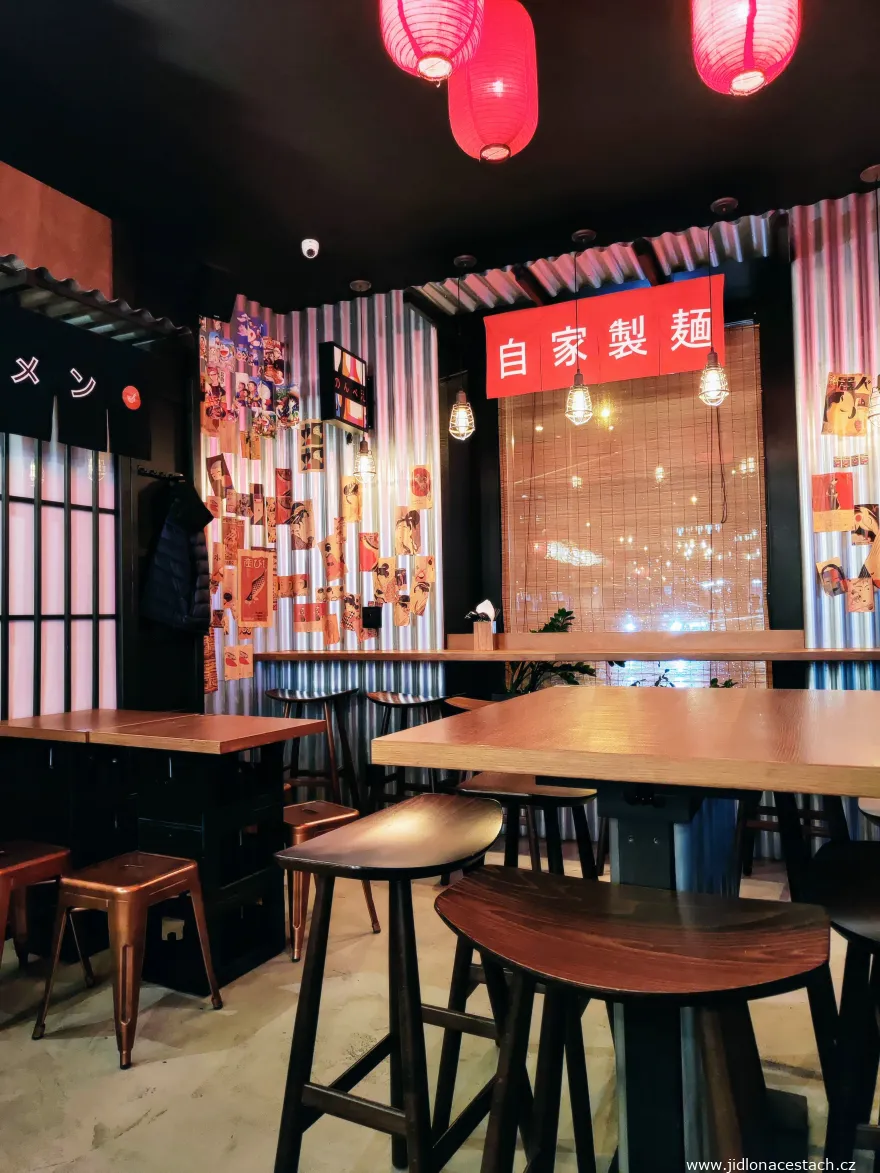 Interior of BON Fresh Ramen & Soba Bistro