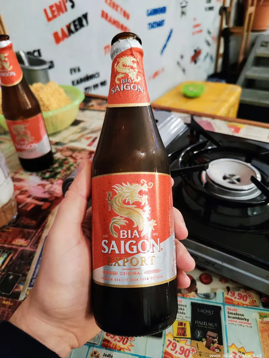 Vietnamské pivo Bia Saigon