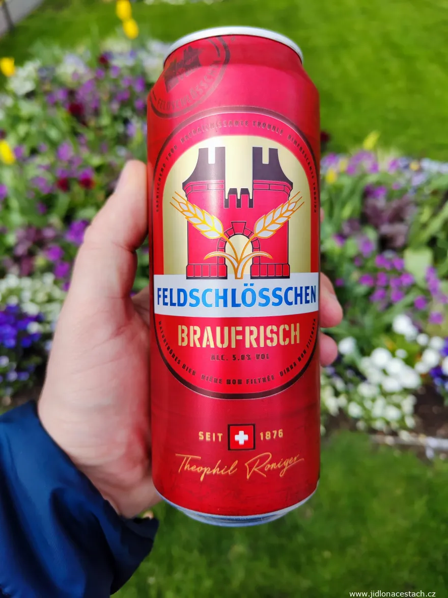 Švýcarské pivo Feldschlösschen - Braufrish