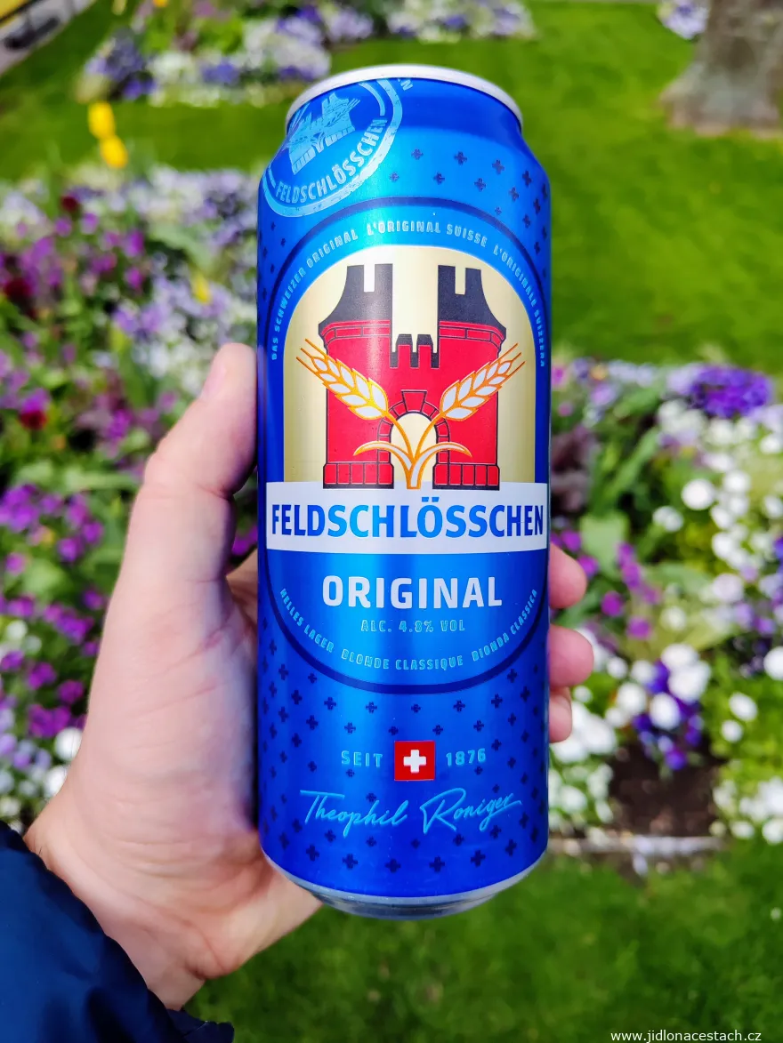 Švýcarské pivo Feldschlösschen - Original Švýcarské pivo Feldschlösschen - Original