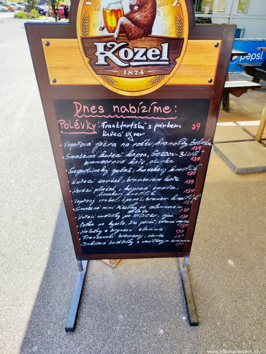 Pohotovka Canteen - menu
