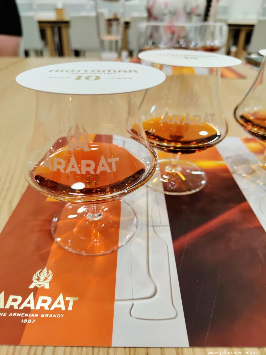 Degustace brandy Ararat Degustace brandy Ararat