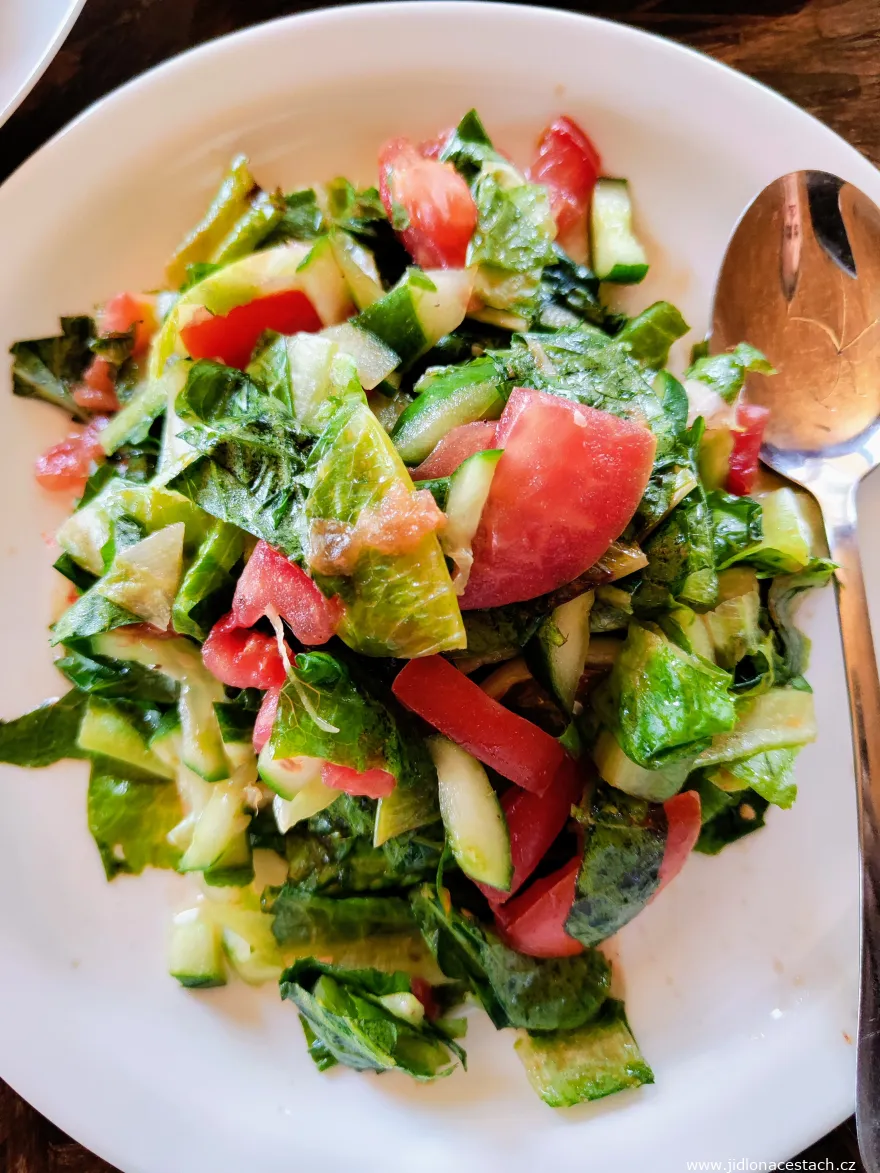 Armenian vegetable salad (vegan food) Armenian vegetable salad (vegan food)
