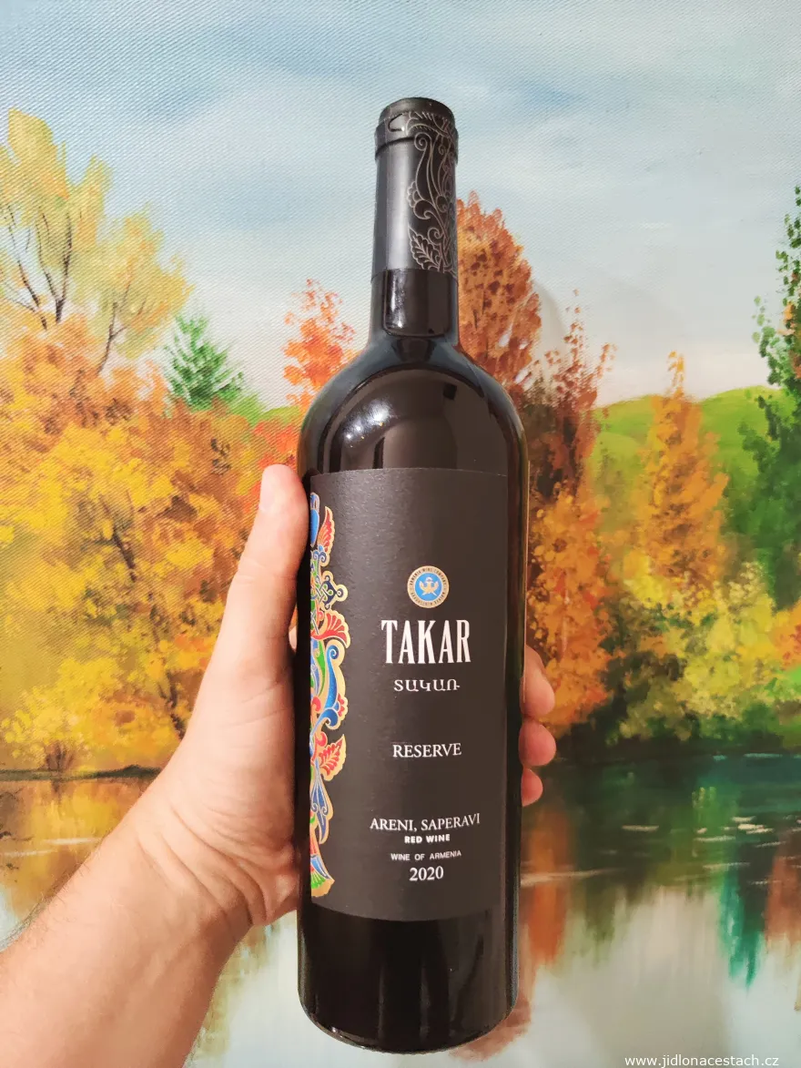 Červené víno Takar Areni & Saperavi Reserve z vinárstva Armenia Wine 2020