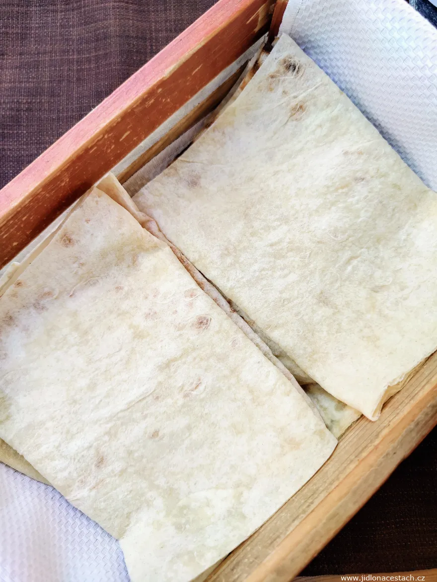 Armenian unleavened flatbread lavash