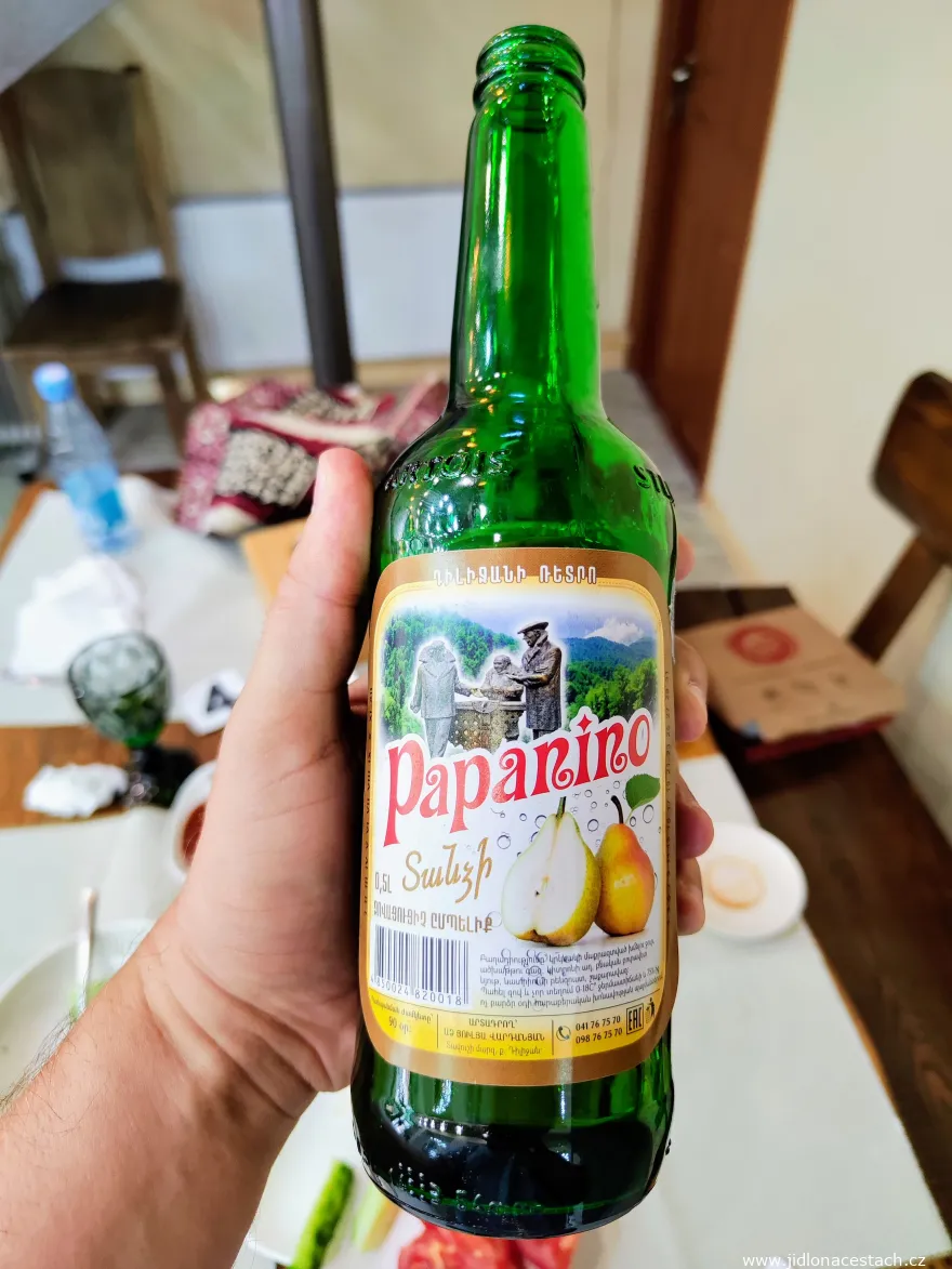 Armenian sweetened lemonade with pear flavor Armenian sweetened lemonade with pear flavor