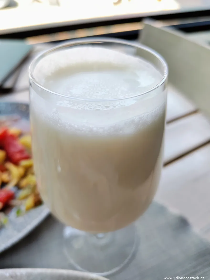Yogurt drink tan