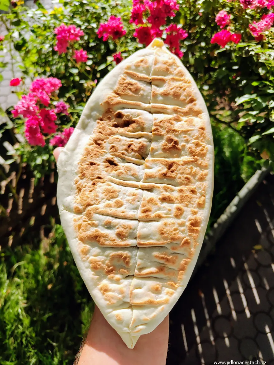 Zhengyalov hats, herb-filled flatbread