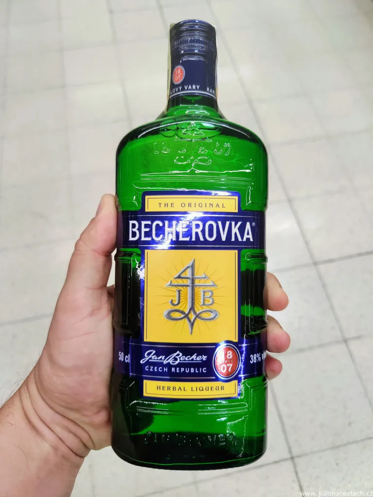 Herbal liqueur Becherovka