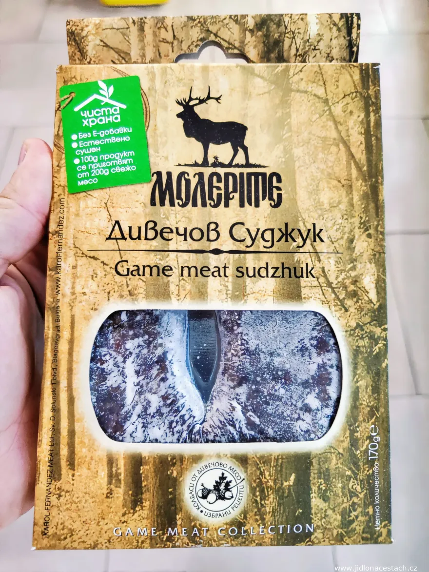 Klobása sujuk ze zvěřiny