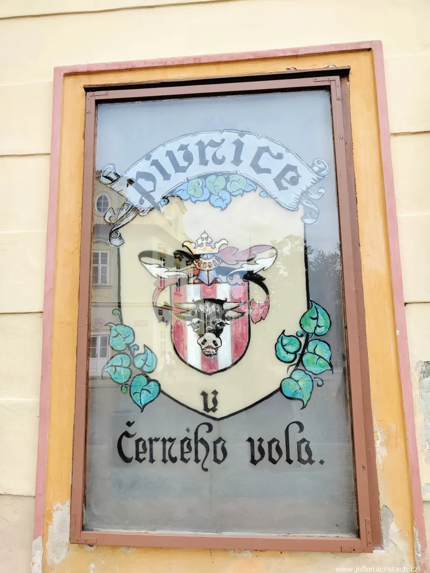 Hostinec U Černého vola - vstupní tabule Hostinec U Černého vola - vstupní tabule