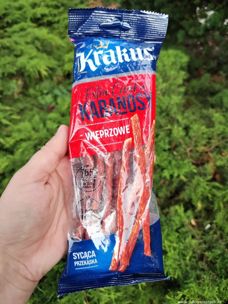 Polnischer Kabanos aus Schweinefleisch. Polnischer Kabanos aus Schweinefleisch.
