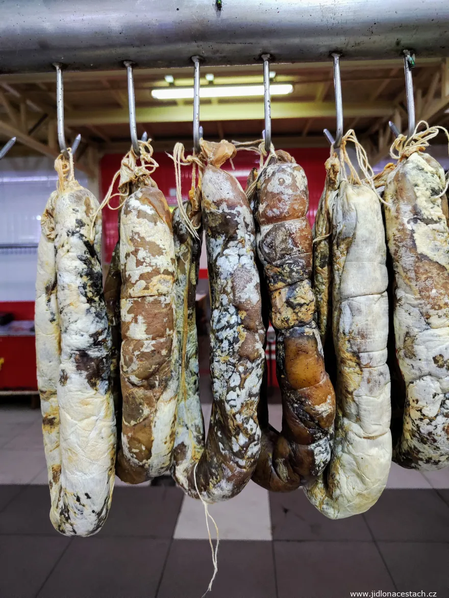 Saucisses kazy séchées. Saucisses kazy séchées.