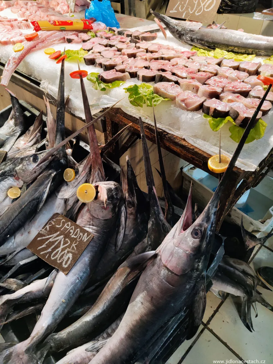 Zentrale Markthalle in Tunis: das Angebot an Fisch.
