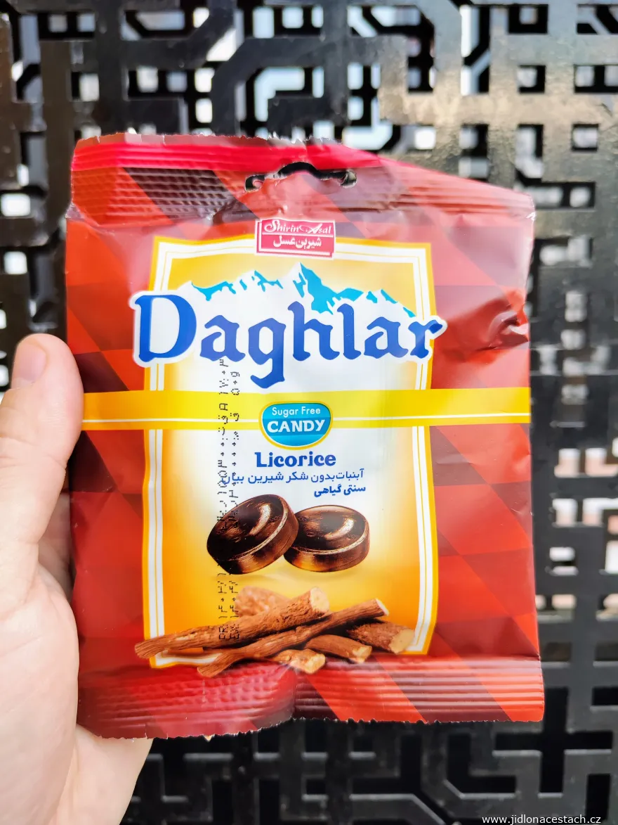 Iranische zuckerfreie Bonbons mit Lakritzgeschmack. Iranische zuckerfreie Bonbons mit Lakritzgeschmack.