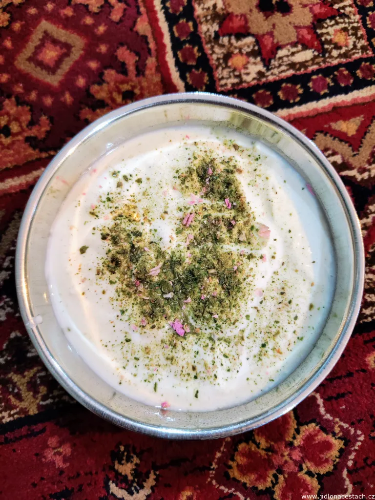Mast-o musir: Iranian yogurt dip. Mast-o musir: Iranian yogurt dip.