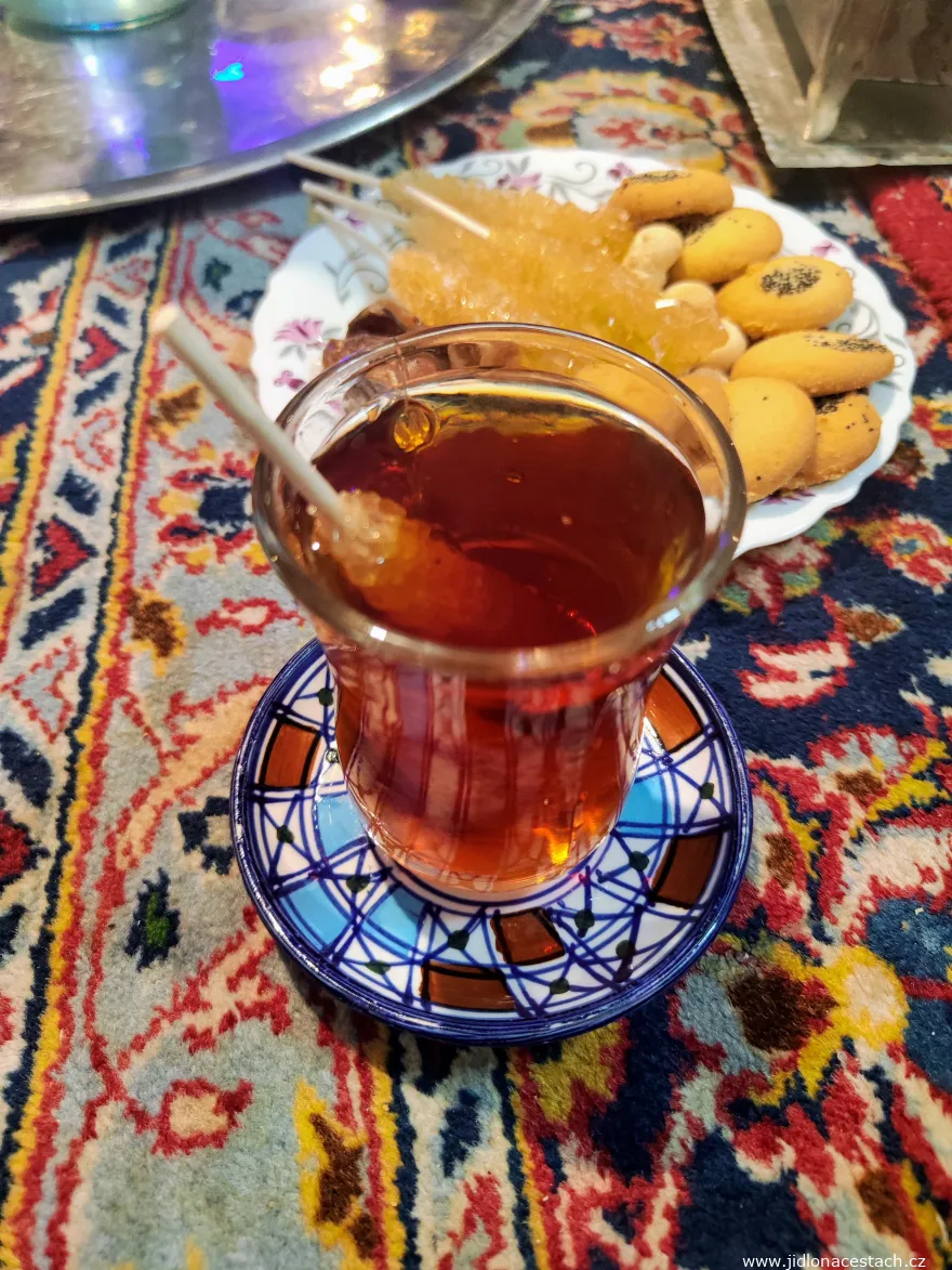 The sweetness of the tea can be determined by the length of time nabat is steeped in it. The sweetness of the tea can be determined by the length of time nabat is steeped in it.