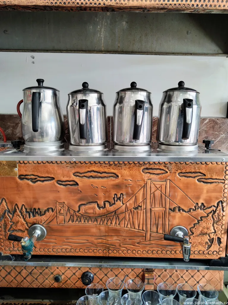 Preparation of Turkish tea. Preparation of Turkish tea.