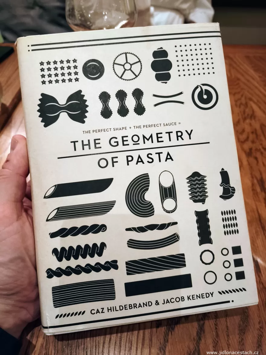 La Veranda: The Geometry of Pasta from the restaurant's library.