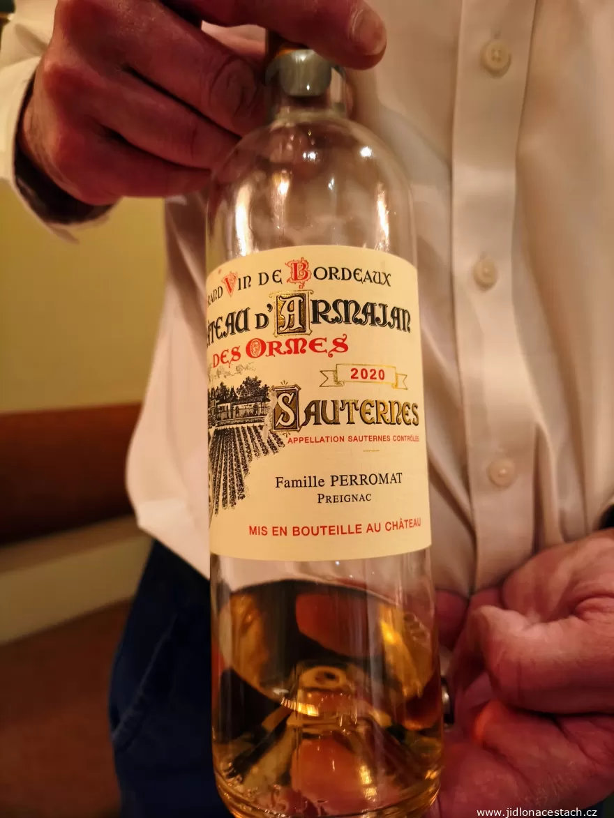 La Veranda: Sauternes from the Bordeaux estate Château d'Armajan des Ormes.