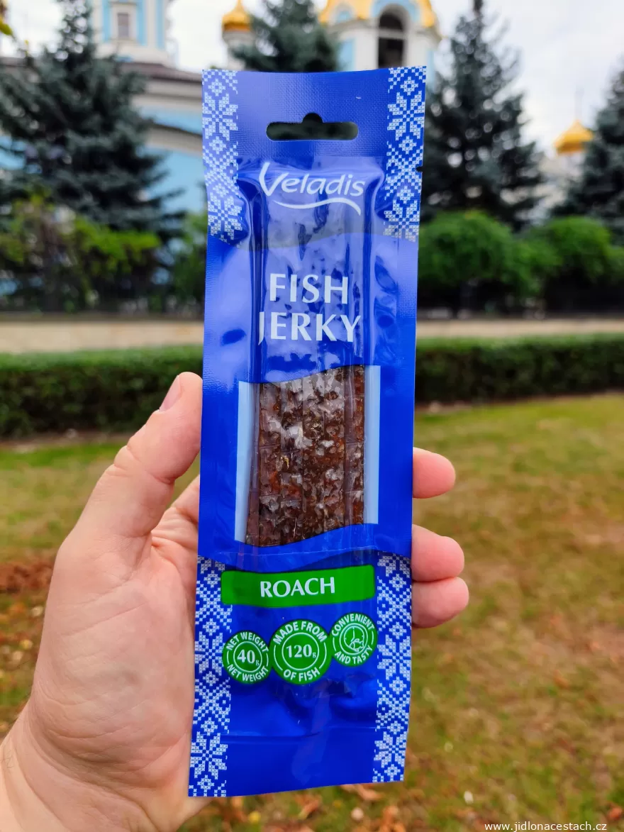 Veladis haljerky: szárított, sózott bodorkacsíkok. Veladis haljerky: szárított, sózott bodorkacsíkok.
