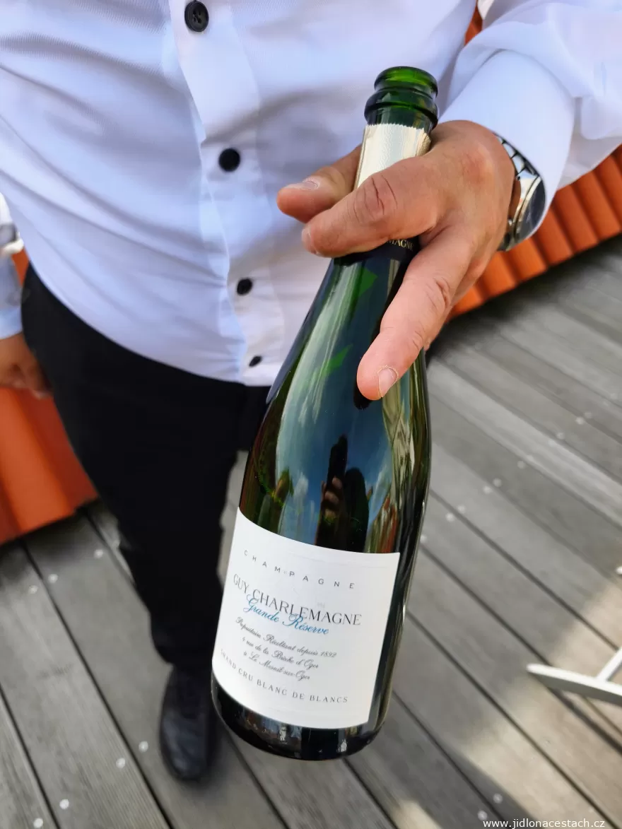 Coda: Guy Charlemagne Grand Cru Blanc de Blancs Champagne. Coda: Guy Charlemagne Grand Cru Blanc de Blancs Champagne.