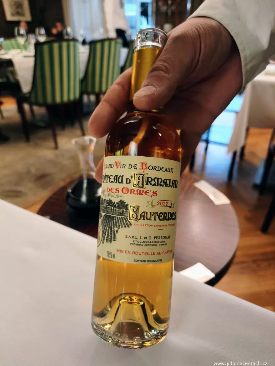 Coda: Sauternes from Château d'Armajan des Ormes. Coda: Sauternes from Château d'Armajan des Ormes.